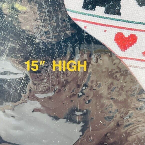 Scottie Dog Terrier Cross Stitch Christmas Stocking Kit Titan Needlecraft 15" - Picture 4 of 8